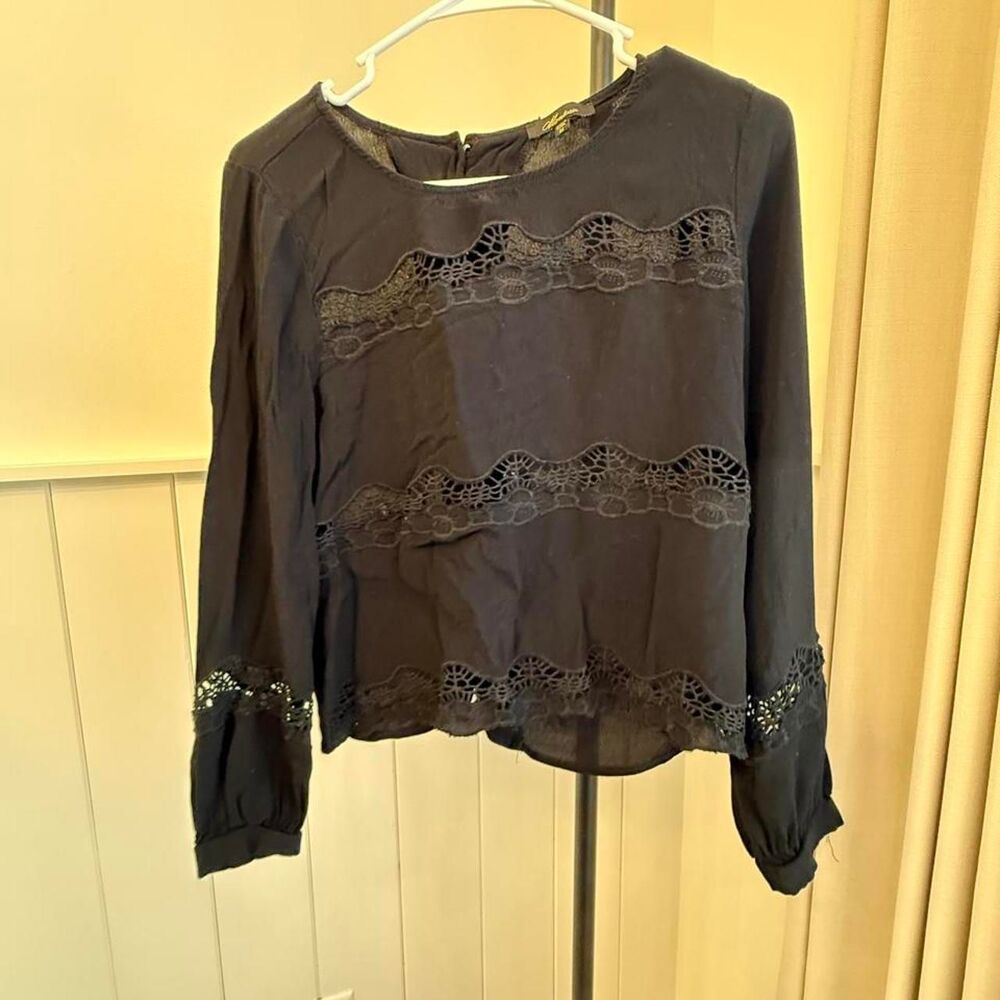Unbranded Women's Black and Grey Blouse